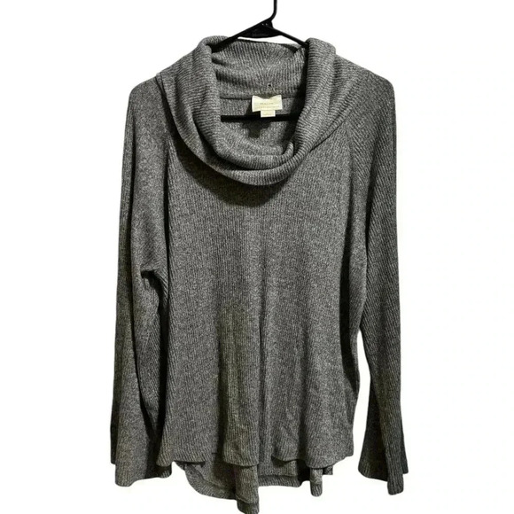 Maeve By Anthropologie Cowl Neck Bell Sleeve Sweater Size Large - Picture 1 of 4